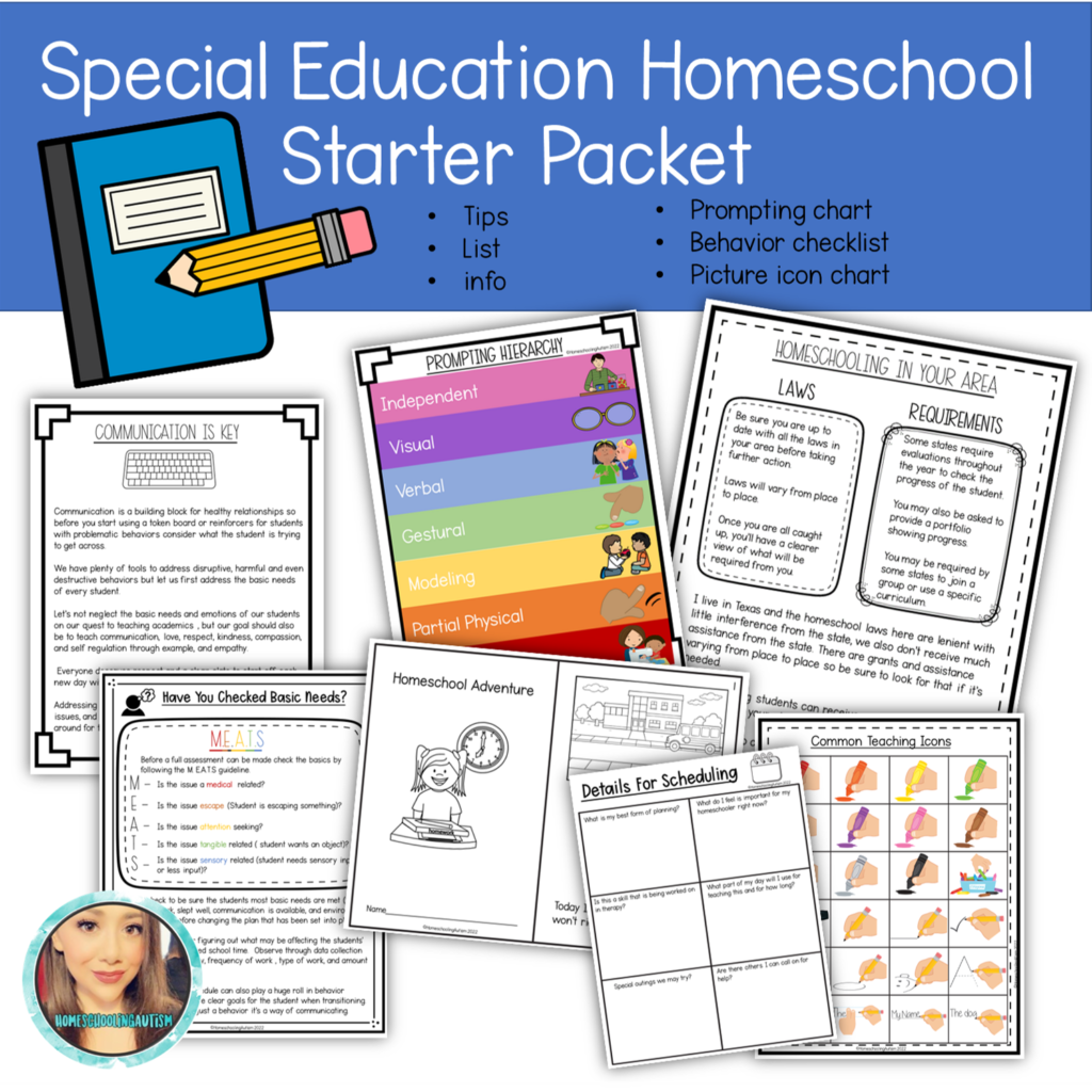 Special Education Homeschool Starter Packet (Life Skills)