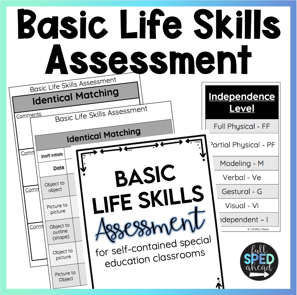 Life Skills Assessment Binder