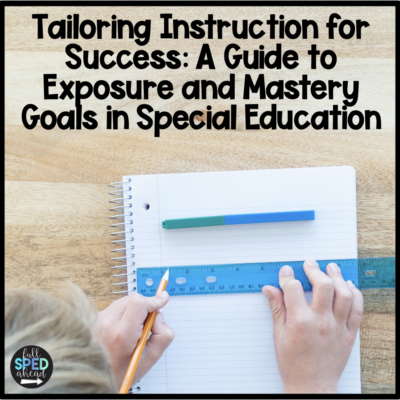 Why You Need Put In Tasks in Special Education - Full SPED Ahead