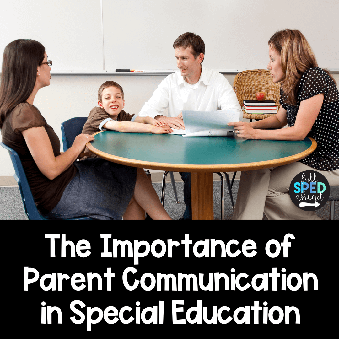 parent communication in special education