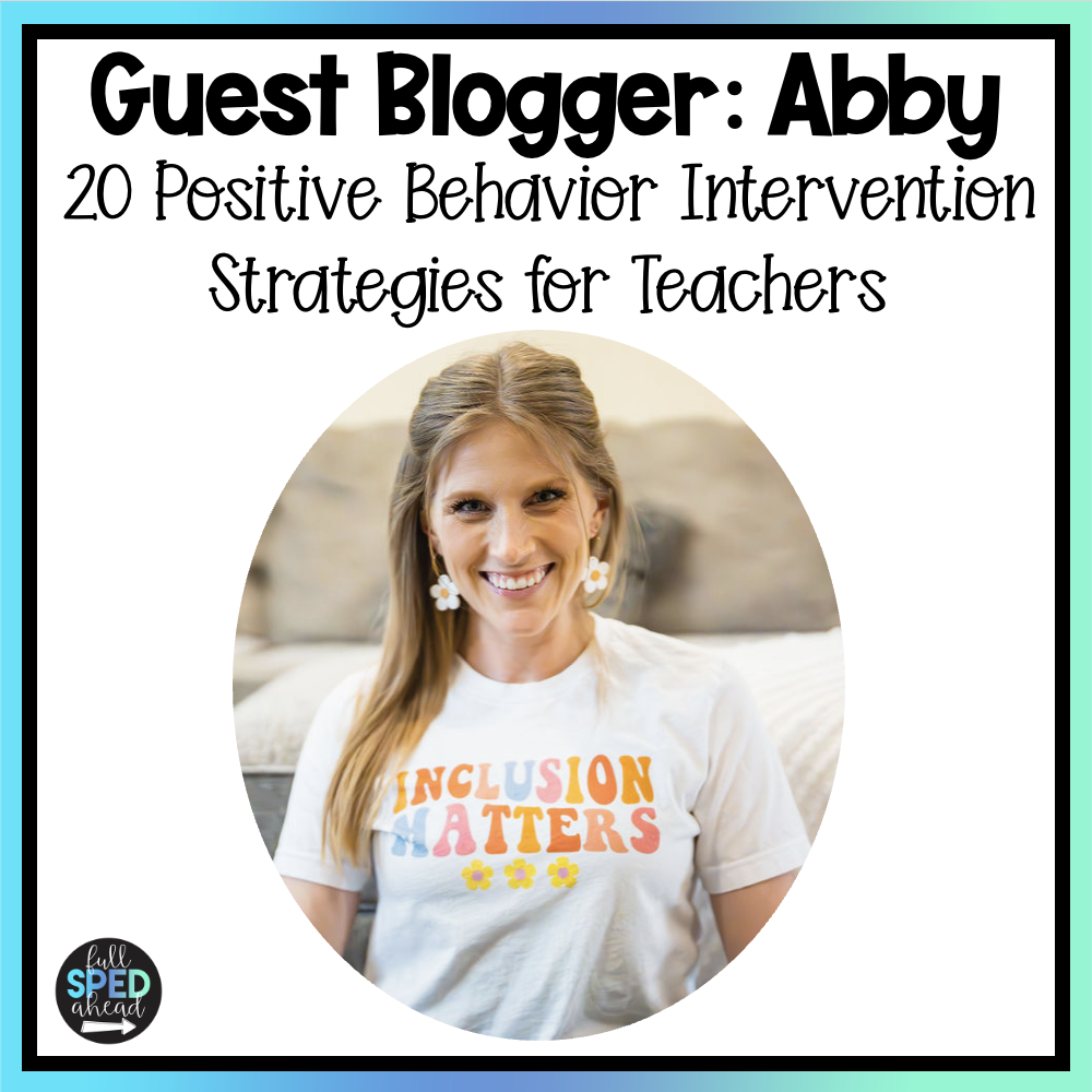 20 Positive Behavior Intervention Strategies for Teachers