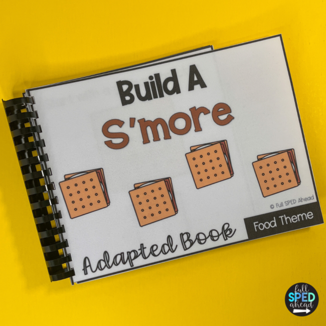 Free Summer Build A S'more Follow Directions Adapted Book Special Education Set - Image 3