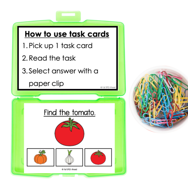 Free Written Directions Independent Work Task Boxes Special Education Centers - Image 3